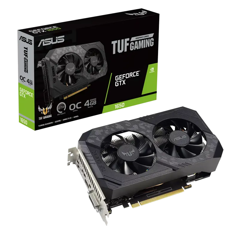 ASUS GTX1650 4GB GDDR6 TUF Gaming (TUF-GTX1650-O4GD6-P-V2-GAMING)