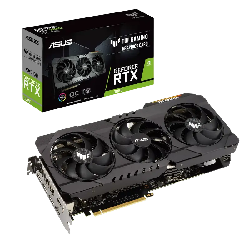 ASUS RTX3080 10GB GDDR6X TUF Gaming OC (TUF-RTX3080-O10G-GAMING)