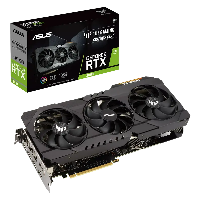 ASUS RTX3080 10GB GDDR6X TUF Gaming OC V2 (TUF-RTX3080-O10G-V2-GAMING)