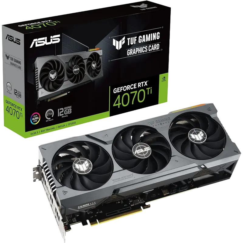 ASUS RTX4070Ti 12GB GDDR6X TUF Gaming (TUF-RTX4070TI-O12G-GAMING)