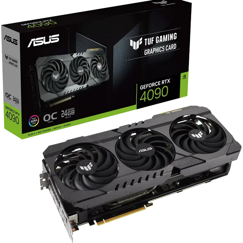 ASUS RTX4090 24GB GDDR6X TUF Gaming OC (TUF-RTX4090-O24G-OG-GAMING)