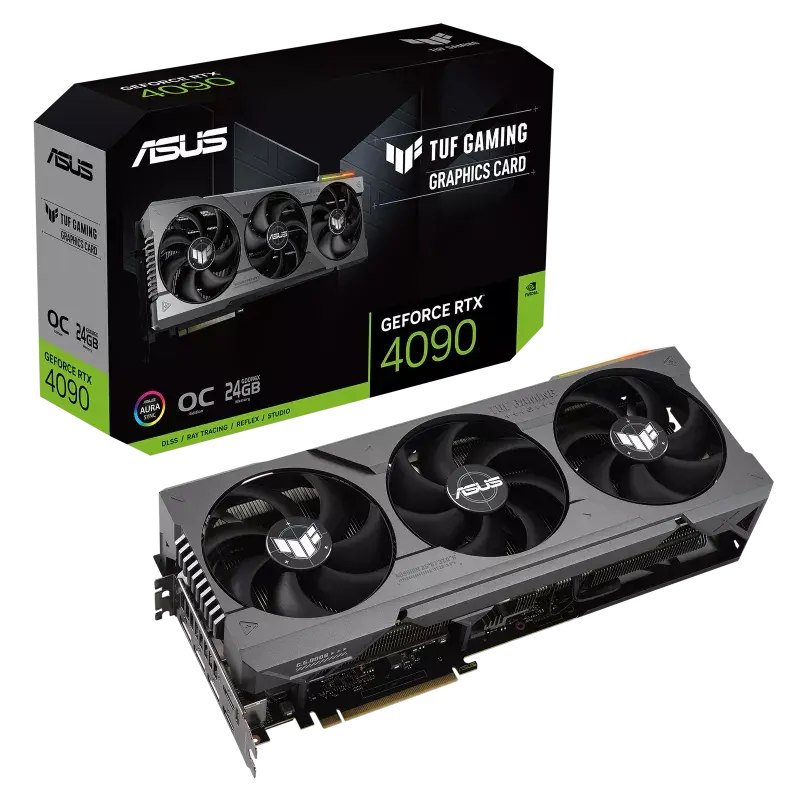 ASUS RTX4090 24GB GDDR6X TUF Gaming OC (TUF-RTX4090-O24G-GAMING)
