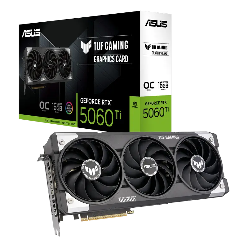 ASUS RTX5060Ti 16GB GDDR7 TUF Gaming (TUF-RTX5060TI-O16G-GAMING)