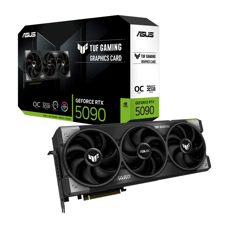 ASUS RTX5090 32GB GDDR7 TUF Gaming OC (TUF-RTX5090-O32G-GAMING)