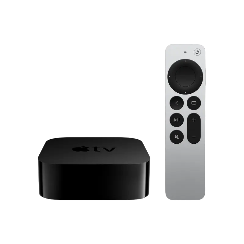 Apple TV 4K 32GB, media player iOS cu Dolby Vision și AirPlay, vedere posterioară