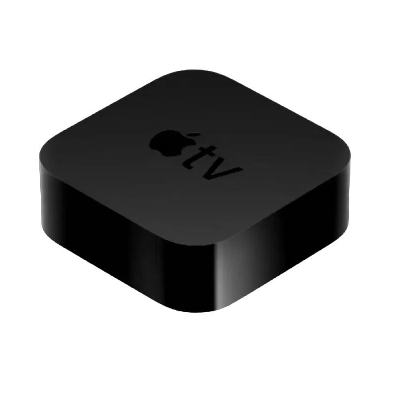 Apple TV 4K 64GB (2021), media player iOS cu Dolby Vision și Atmos, vedere alternativă