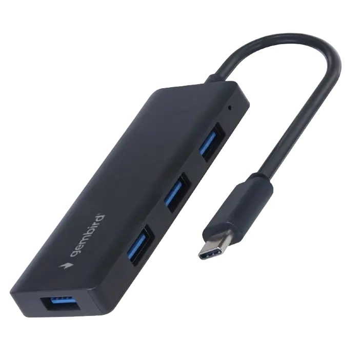 Type-C 3.1 USB Hub, 4-port Output: 4 x USB3.0, Gembird "UHB-CM-U3P4-02"