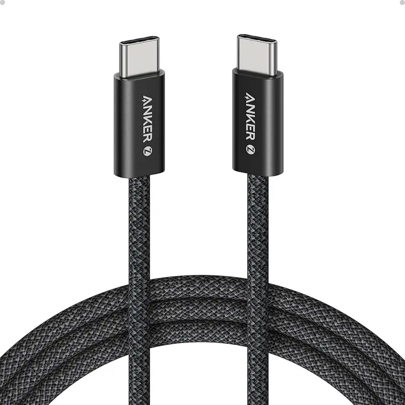 Type-C to Type-C Cable Anker, Zolo, 1M, 240W, Black
