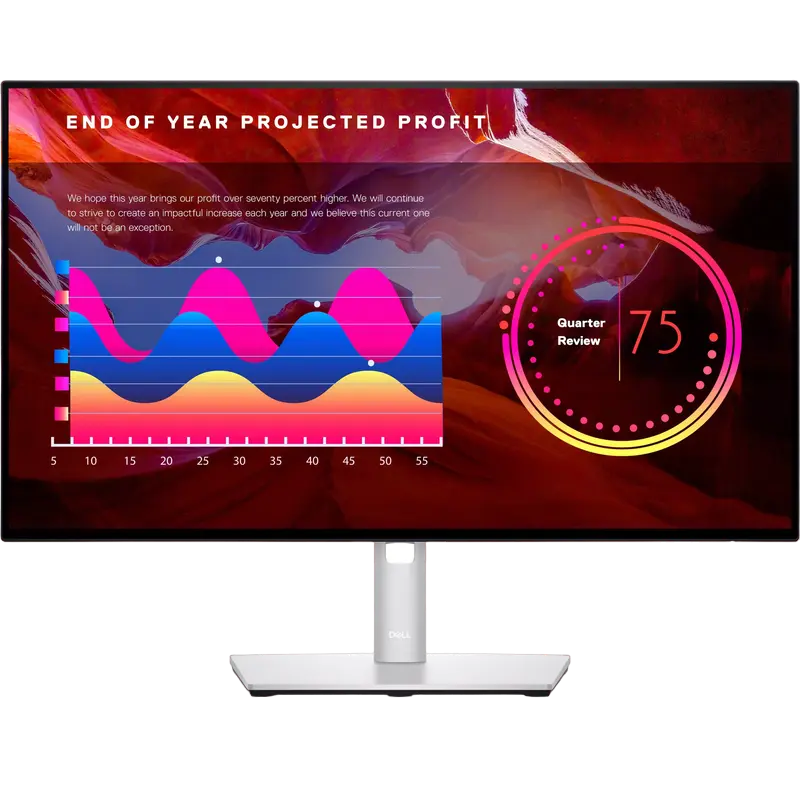 23.8" DeII UltraSharp U2422H, Black, IPS, 1920x1080,60Hz,5ms,250cd,CR1000:1,HDMI+DP+USB+TypeC,Pivot