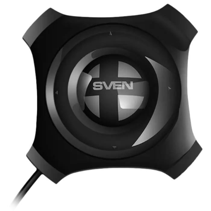 USB 2.0 Hub 4-port SVEN "HB-432", Black