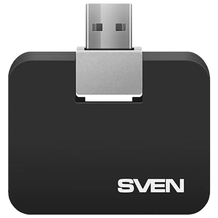 USB 2.0 Hub 4-port SVEN "HB-677", Black