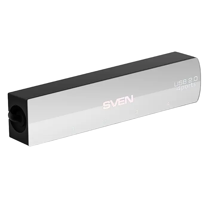 USB 2.0 Hub 4-port SVEN "HB-891", Black