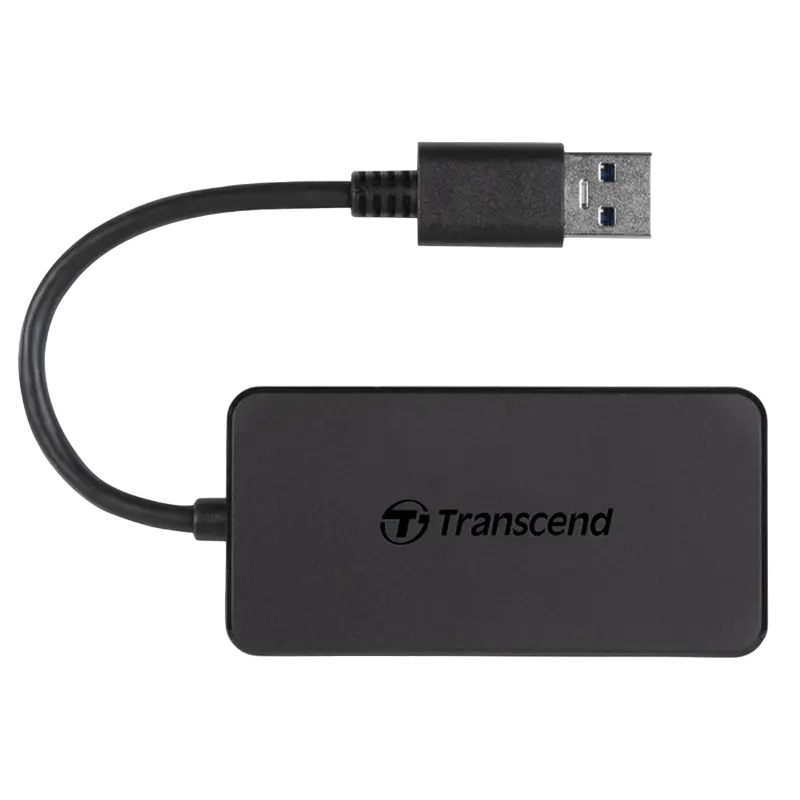 Hub USB 3.0 Transcend TS-HUB2K, 4 porturi, negru