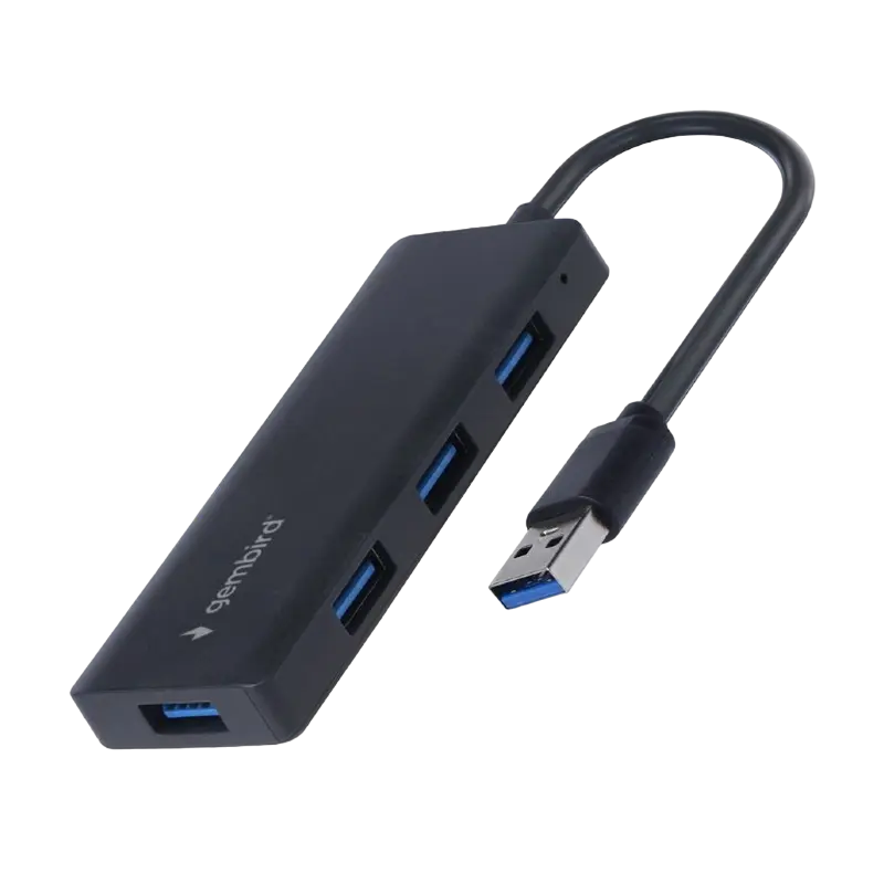 USB 3.0 Hub 4-port Gembird "UHB-U3P4-03", Black