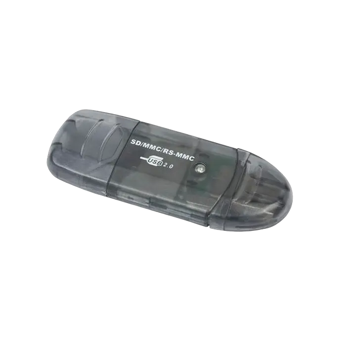 USB2.0 Card Reader Gembird "FD2-SD-1", Supports all SD, MMC and RS-MMC cards, USB stick