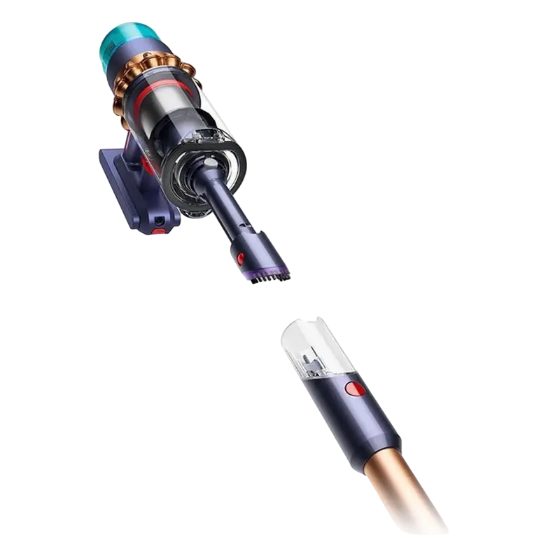 Aspirator vertical Dyson Gen5 Detect Absolute Midnight Blue Copper, fara fir, 70 min, detaliu interfață