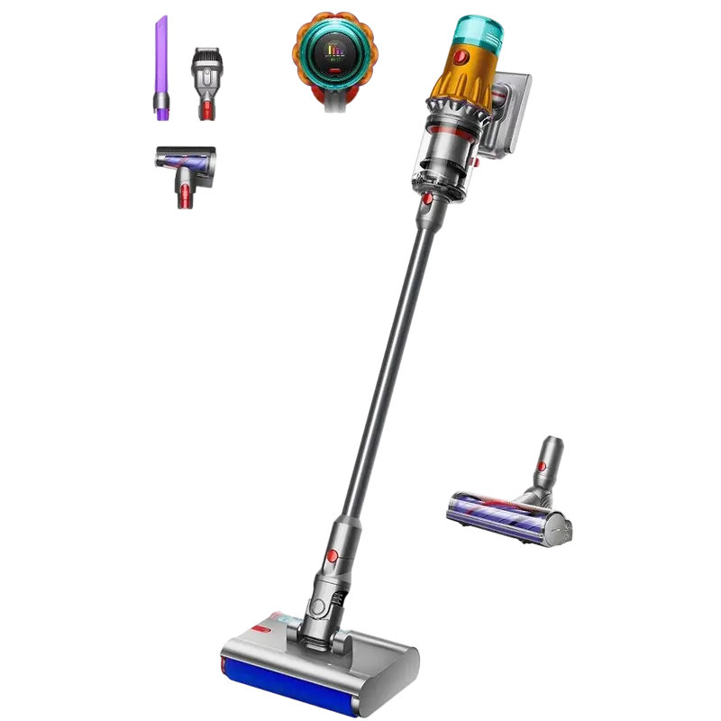 Aspirator vertical Dyson V12s Detect Slim Submarine, uscat și umed, HEPA