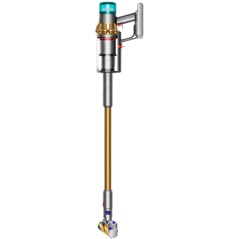 Aspirator vertical Dyson V15 Detect Absolute Gold 2023, fara fir, HEPA, 60 min, vedere alternativă