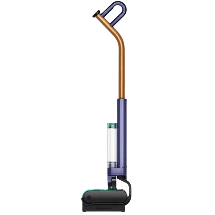 Aspirator vertical Dyson WR03 cu spălare, fără fir, smart MyDyson, albastru, vedere laterală