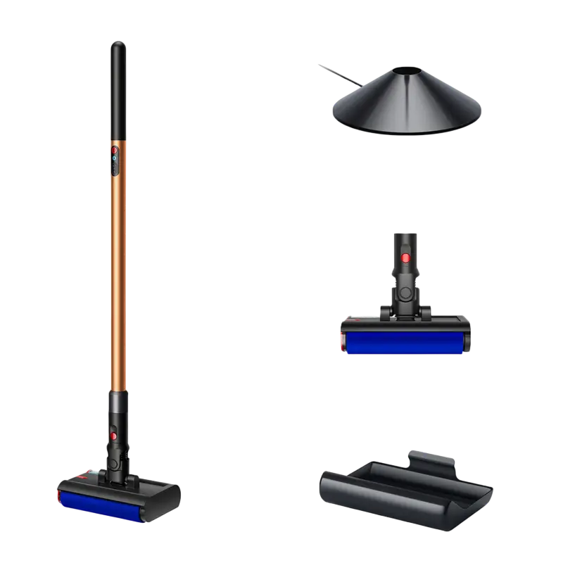 Mop electric Dyson WR04, aspiră și spală, fără fir, autonomie 30 min, vedere laterală