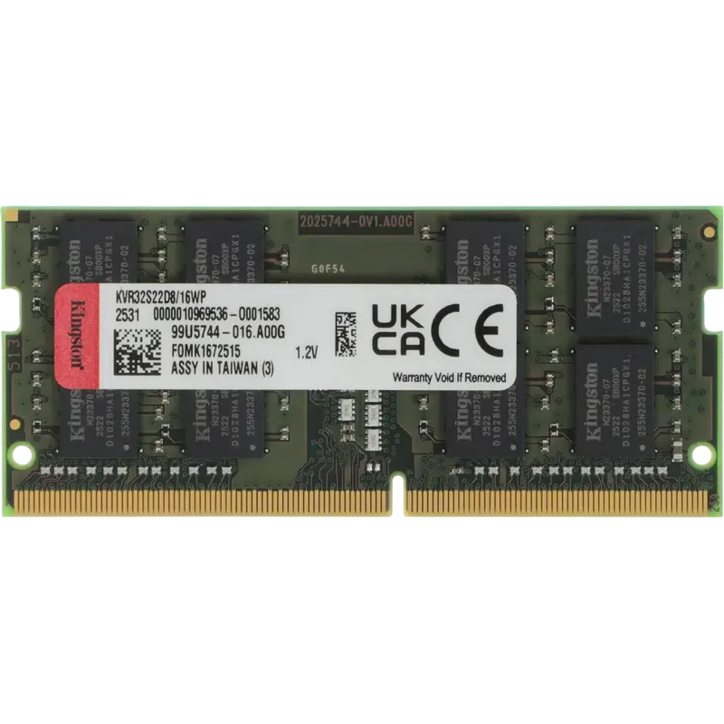 Kingston ValueRAM 16GB DDR4 3200MHz CL22