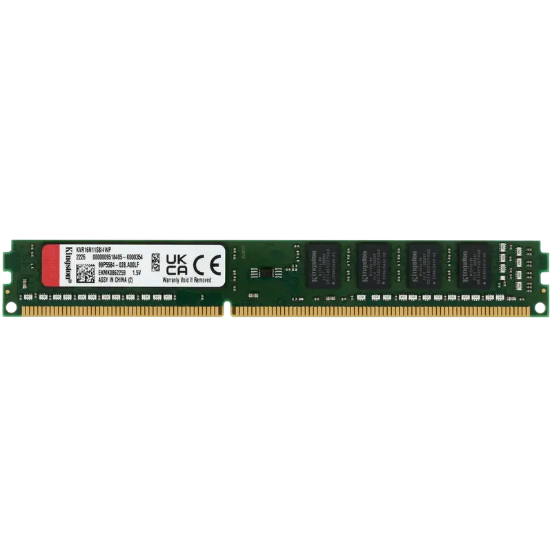 Kingston ValueRAM 4GB DDR3 1600MHz CL11