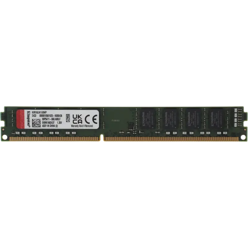 Kingston ValueRAM 8GB DDR3 1600MHz CL11