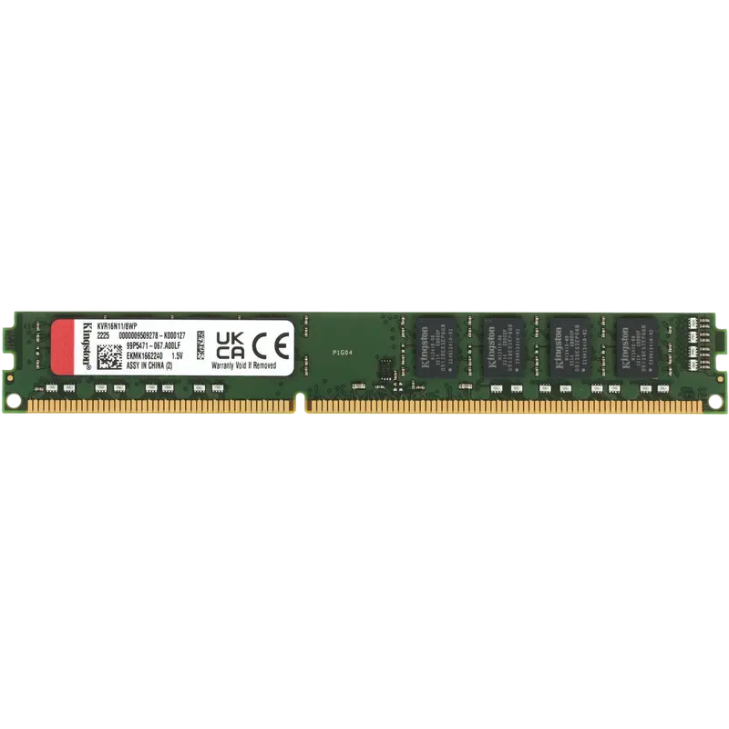 Kingston ValueRAM 8GB DDR3 1600MHz CL11