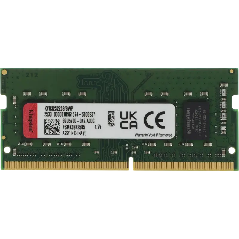 Kingston ValueRAM 8GB DDR4 3200MHz CL22