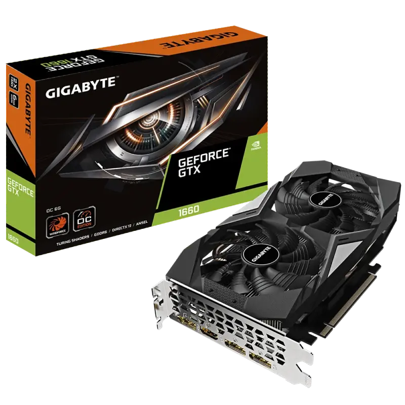 VGA card PCI-E Gigabyte GV-N1660OC-6GD - SALE