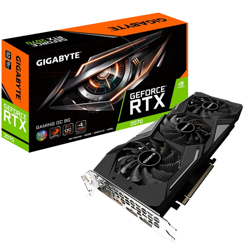 VGA card PCI-E Gigabyte GV-N2070GAMING OC-8GC - SALE