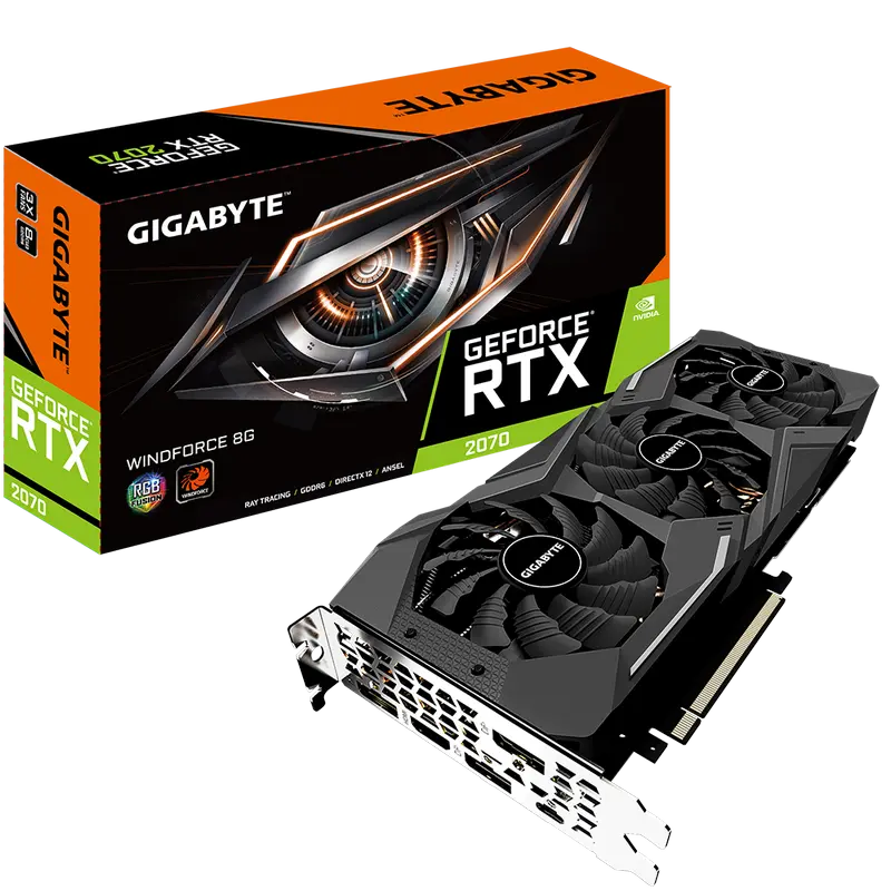 VGA card PCI-E Gigabyte GV-N2070WF3-8GC - SALE