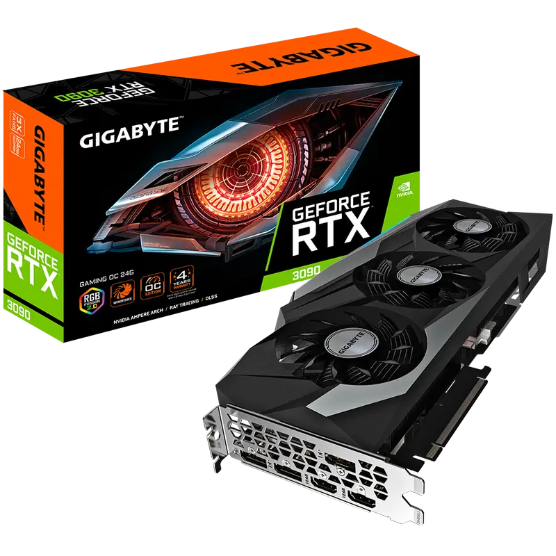 VGA card PCI-E Gigabyte (GV-N3090GAMING OC-24GD) - SALE