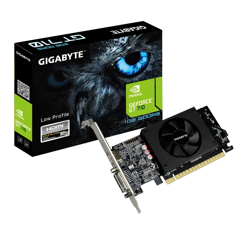 VGA Gigabyte GT710 1GB GDDR5 Low Profile (GV-N710D5-1GL)