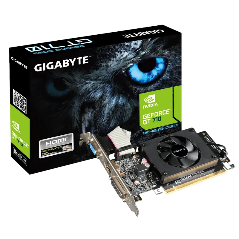 VGA Gigabyte GT710 2GB GDDR3 Low Profile (GV-N710D3-2GL)