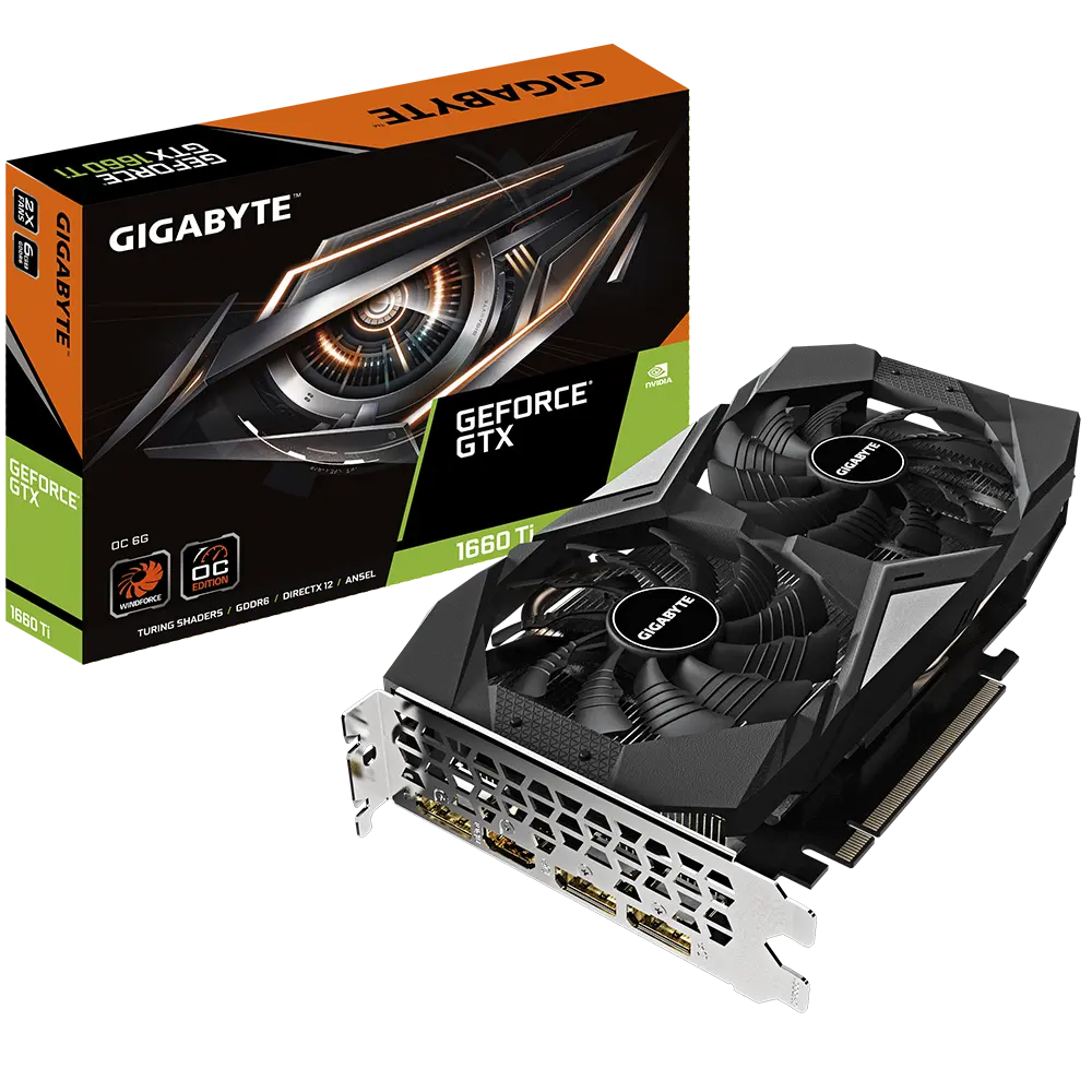 VGA Gigabyte GTX1660Ti 6GB GDDR6 OC (GV-N166TOC-6GD)