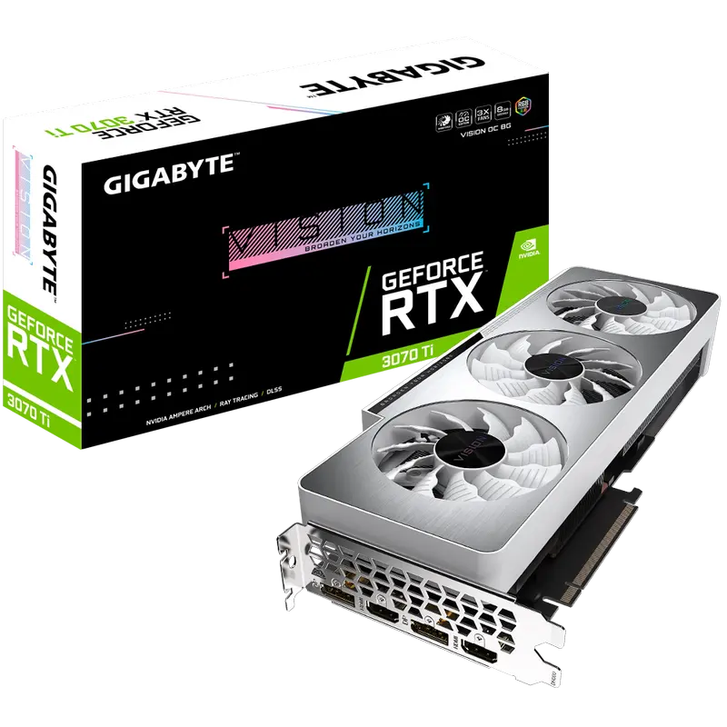 VGA Gigabyte RTX3070Ti 8GB GDDR6X Vision OC (GV-N307TVISION OC-8GD)