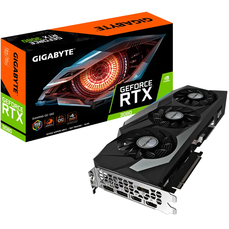 VGA Gigabyte RTX3080 12GB GDDR6X Gaming OC (GV-N3080GAMING OC-12GD)
