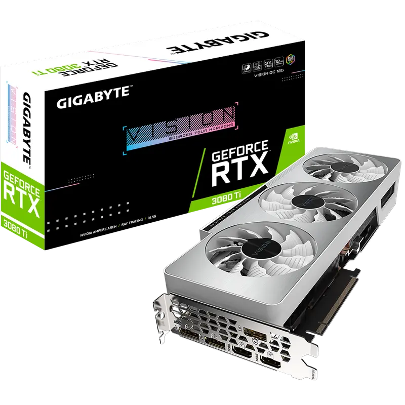 VGA Gigabyte RTX3080Ti 12GB GDDR6X Vision OC (GV-N308TVISION OC-12GD)