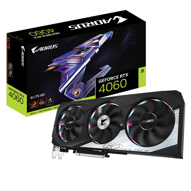 VGA Gigabyte RTX4060 8GB GDDR6X Aorus Master (GV-N4060AORUS E-8GD)