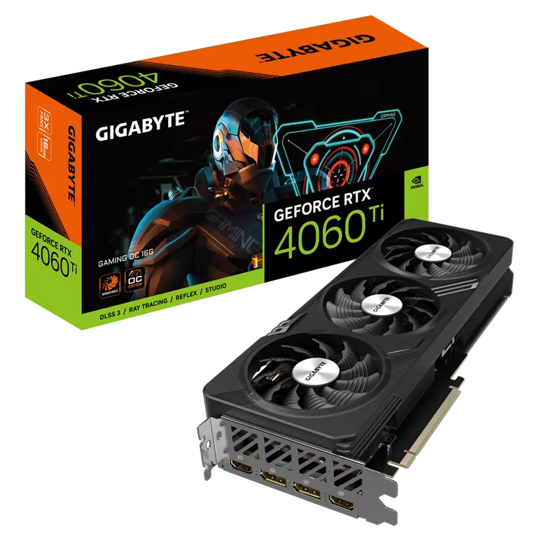 VGA Gigabyte RTX4060Ti 16GB GDDR6 Gaming OC (GV-N406TGAMING OC-16GD)