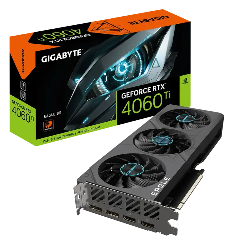 VGA Gigabyte RTX4060Ti 8GB GDDR6X Eagle (GV-N406TEAGLE-8GD)