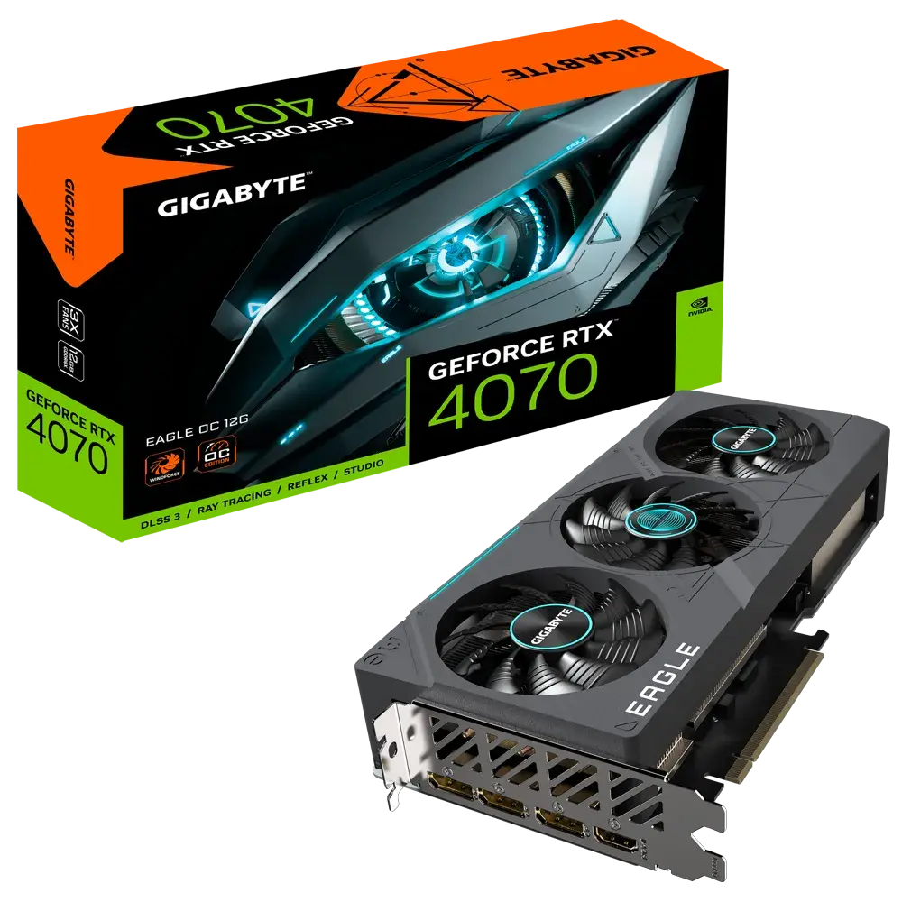 VGA Gigabyte RTX4070 12GB GDDR6X Eagle OC (GV-N4070EAGLE OC-12GD)