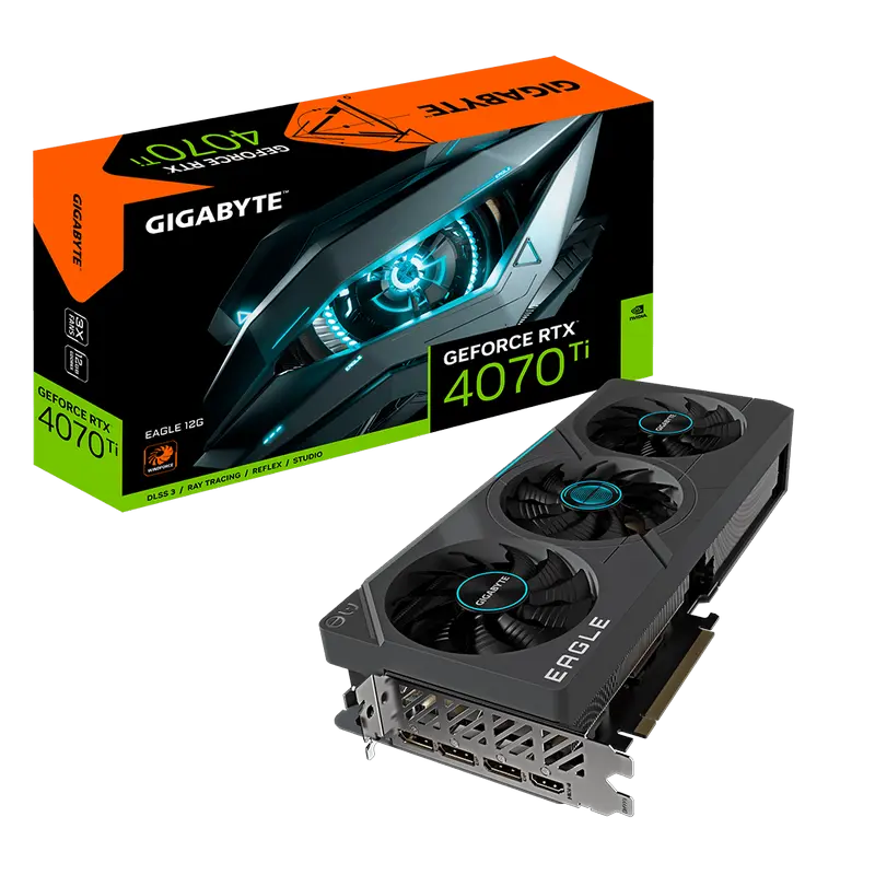 VGA Gigabyte RTX4070Ti 12GB GDDR6X Eagle (GV-N407TEAGLE-12GD)