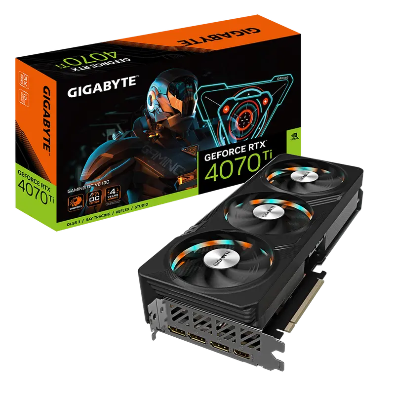 VGA Gigabyte RTX4070Ti 12GB GDDR6X Gaming OC (GV-N407TGAMING OCV2-12GD)
