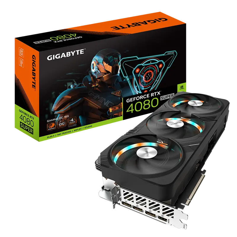 VGA Gigabyte RTX4080 Super 16GB GDDR6X Gaming OC (GV-N408SGAMING OC-16GD)