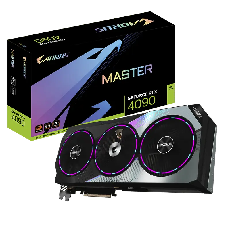 VGA Gigabyte RTX4090 24GB GDDR6X Aorus Master (GV-N4090AORUS M-24GD)