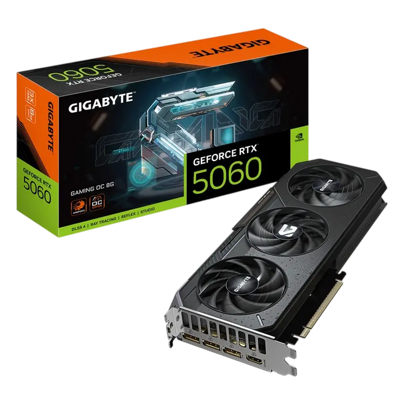VGA Gigabyte RTX5060 8GB GDDR7 Gaming OC (GV-N5060GAMING OC-8GD)