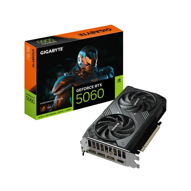 VGA Gigabyte RTX5060 8GB GDDR7 WindForce Max OC (GV-N5060WF2MAX OC-8GD)