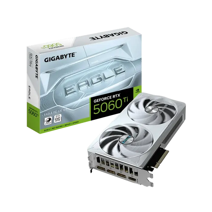 VGA Gigabyte RTX5060Ti 16GB GDDR7 Eagle OC ICE (GV-N506TEAGLEOC ICE-16GD)